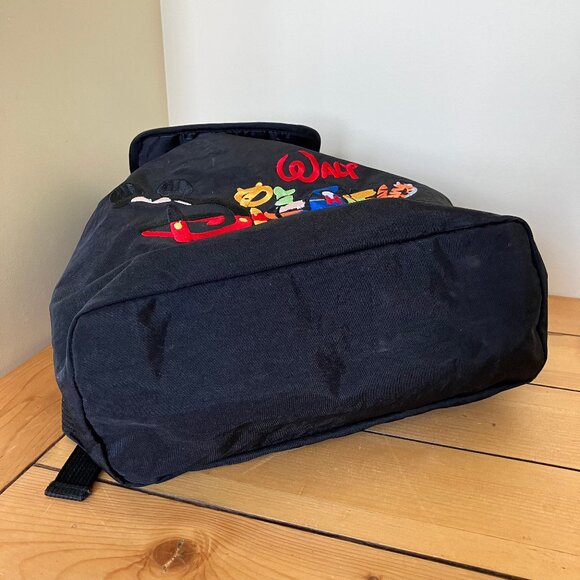 Walt Disney World Embroidered Logo Nylon Backpack with Drawstring - Picture 8 of 15